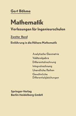 E-Book (pdf) Einführung in die Höhere Mathematik von Gert Böhme
