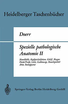 E-Book (pdf) Spezielle pathologische Anatomie II von Wilhelm Doerr