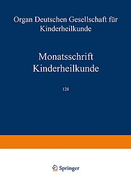 E-Book (pdf) Monatsschrift Kinderheilkunde von K. D. Bachmann, H. Berger, J. Bierich