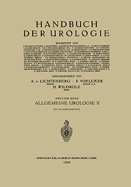 Kartonierter Einband Allgemeine Urologie von Henning Brütt, L. Casper, H. Holthusen