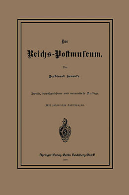 Kartonierter Einband Das Reichs-Postmuseum von Ferdinand Hennicke