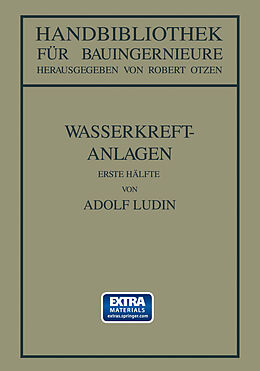 Kartonierter Einband Wasserkraftanlagen von Adolf Lüdin, Robert Otzen