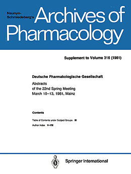eBook (pdf) Deutsche Pharmakologische Gesellschaft de Deutsche Pharmakologische Gesellschaft