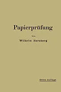 E-Book (pdf) Papierprüfung von Wilhelm Herzberg