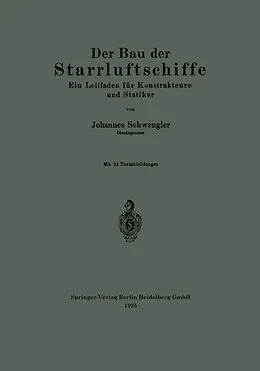 E-Book (pdf) Der Bau der Starrluftschiffe von Johannes Schwengler