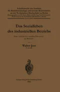 E-Book (pdf) Das Sozialleben des industriellen Betriebs von Walter Jost