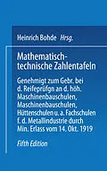 E-Book (pdf) Mathematisch-technische Zahlentafeln von Heinrich Bohde, Joh Freyberg, Leonhard Geusen