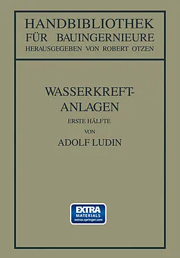 E-Book (pdf) Wasserkraftanlagen von Adolf Lüdin, Robert Otzen