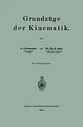 E-Book (pdf) Grundzüge der Kinematik von Arthur Christmann, Herbert Baer