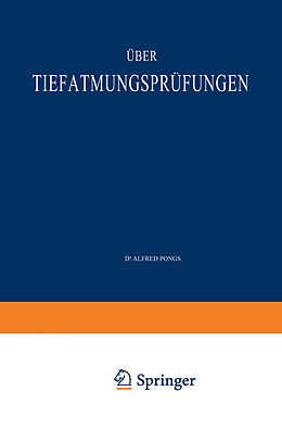 E-Book (pdf) Über Tiefatmungsprüfungen von Alfred Pongs