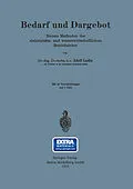 E-Book (pdf) Bedarf und Dargebot von Adolf Lüdin