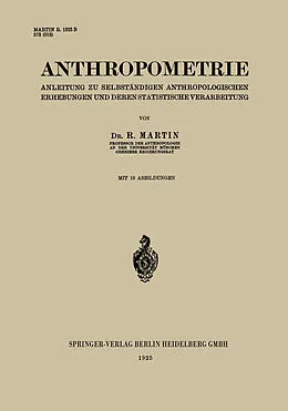 E-Book (pdf) Anthropometrie von R. Martin