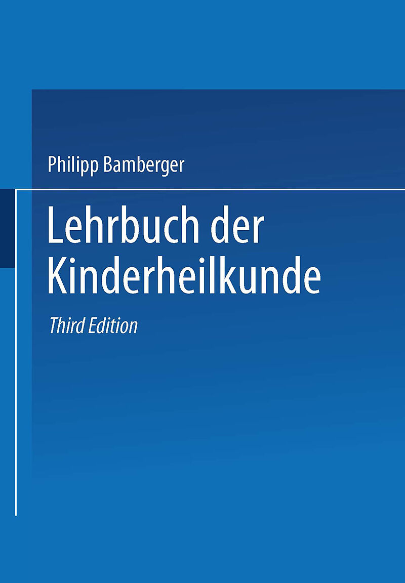 Lehrbuch der Kinderheilkunde