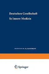 E-Book (pdf) Verhandlungen der Deutschen Gesellschaft für Innere Medizin von F. Kauffmann