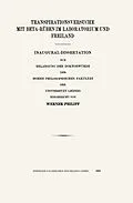 E-Book (pdf) Transpirationsversuche mit Beta-RÜben im Laboratorium und Freiland von Werner Philipp