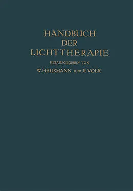 E-Book (pdf) Handbuch der Lichttherapie von O. Bernhard, O. Chievitz, Felix Maria Exner