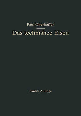 E-Book (pdf) Das technische Eisen von Paul Oberhoffer