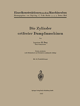 E-Book (pdf) Die Zylinder ortfester Dampfmaschinen von Hans Frey