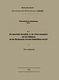 E-Book (pdf) Die thermische Konvektion in der freien Atmosphäre und ihre Bedeutung für den Wärmeumsatz zwischen Erdoberfläche und Luft von Fritz Albrecht