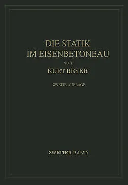 E-Book (pdf) Die Statik im Eisenbetonbau von Kurt Beyer