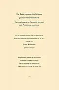 E-Book (pdf) Die Embryogenese des Gehirns paurometaboler Insekten von Peter Malzacher