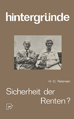 E-Book (pdf) Sicherheit der Renten? von H.-G. Petersen