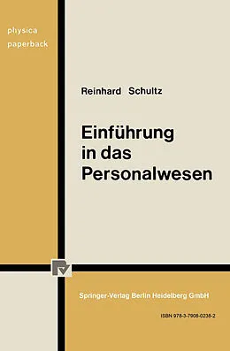 E-Book (pdf) Einführung in das Personalwesen von R. Schultz