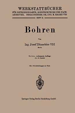 E-Book (pdf) Bohren von Josef Dinnebier