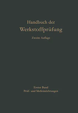 E-Book (pdf) Prüf- und Meßeinrichtungen von E. Amedick, Rudolf Berthold, K. H. Bußmann