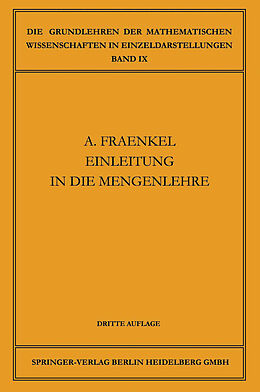 E-Book (pdf) Einleitung in die Mengenlehre von Abraham Adolf Fraenkel