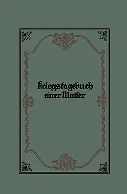 E-Book (pdf) Kriegstagebuch einer Mutter von Marie Wehner