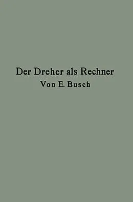 E-Book (pdf) Der Dreher als Rechner von Ernst Busch