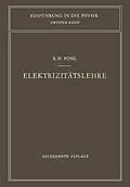 E-Book (pdf) Elektrizitätslehre von Robert W. Pohl