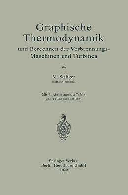 Kartonierter Einband Graphische Thermodynamik und Berechnen der Verbrennungs-Maschinen und Turbinen von Myron Seiliger