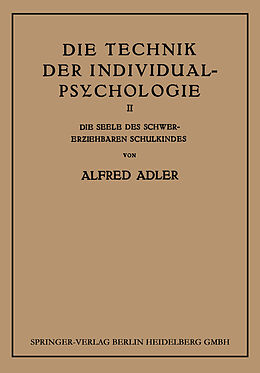 E-Book (pdf) Die Technik der Individual-Psychologie von Alfred Adler