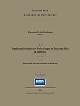 E-Book (pdf) Ergebnisse phänologischer Beobachtungen im Deutschen Reich im Jahre 1937 von Phänologischen Dienst des Reichsamtes für Wetterdienst