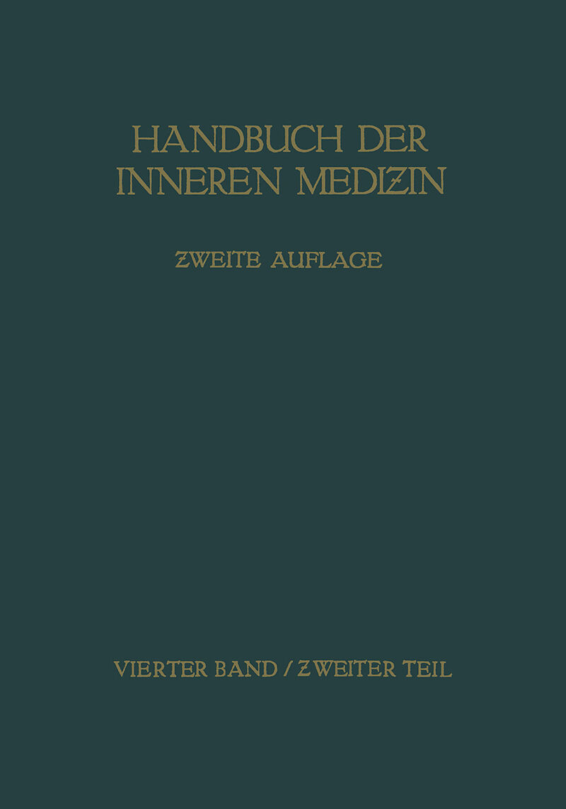 Blut, Bewegungsapparat, Konstitution, Stoffwechsel, Blutdrüsen, Erkrankungen aus physikalischen Ursachen, Vergiftungen