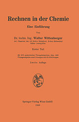 E-Book (pdf) Rechnen in der Chemie von Walter Wittenberger