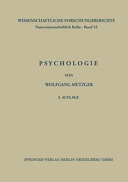 E-Book (pdf) Psychologie von Wolfgang Metzger