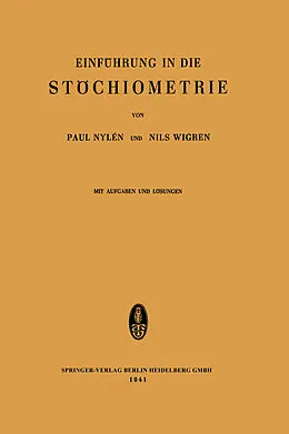 E-Book (pdf) Einführung in die Stöchiometrie von Paul Nylén, Nils Wigren