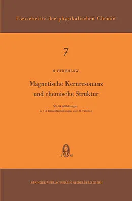 E-Book (pdf) Magnetische Kernresonanz und Chemische Struktur von H. Strehlow
