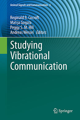 Livre Relié Studying Vibrational Communication de 