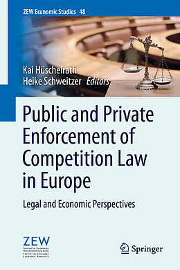 Livre Relié Public and Private Enforcement of Competition Law in Europe de 