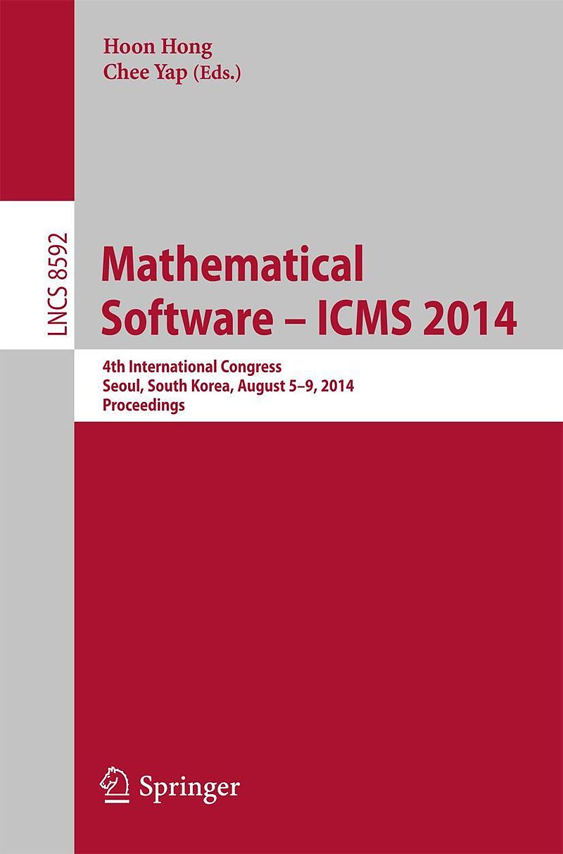 Mathematical Software -- ICMS 2014