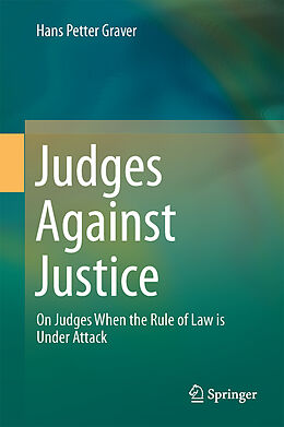 Livre Relié Judges Against Justice de Hans Petter Graver