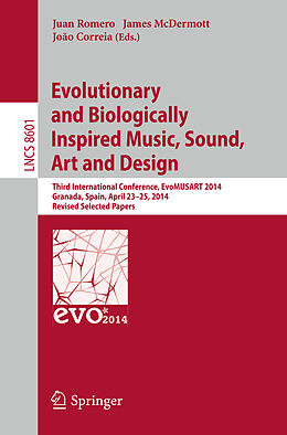 E-Book (pdf) Evolutionary and Biologically Inspired Music, Sound, Art and Design von 