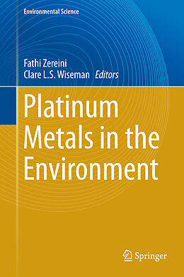 Livre Relié Platinum Metals in the Environment de 