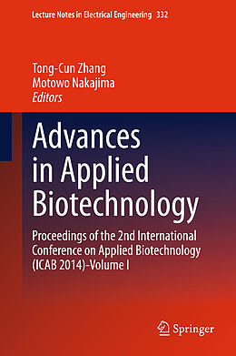 Fester Einband Advances in Applied Biotechnology von 