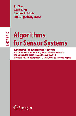 Kartonierter Einband Algorithms for Sensor Systems von 