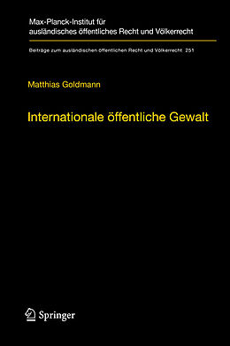E-Book (pdf) Internationale öffentliche Gewalt von Matthias Goldmann